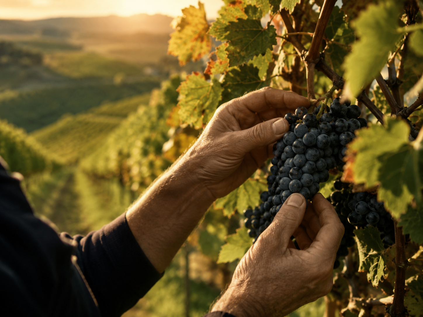 La cura manuale della vigna